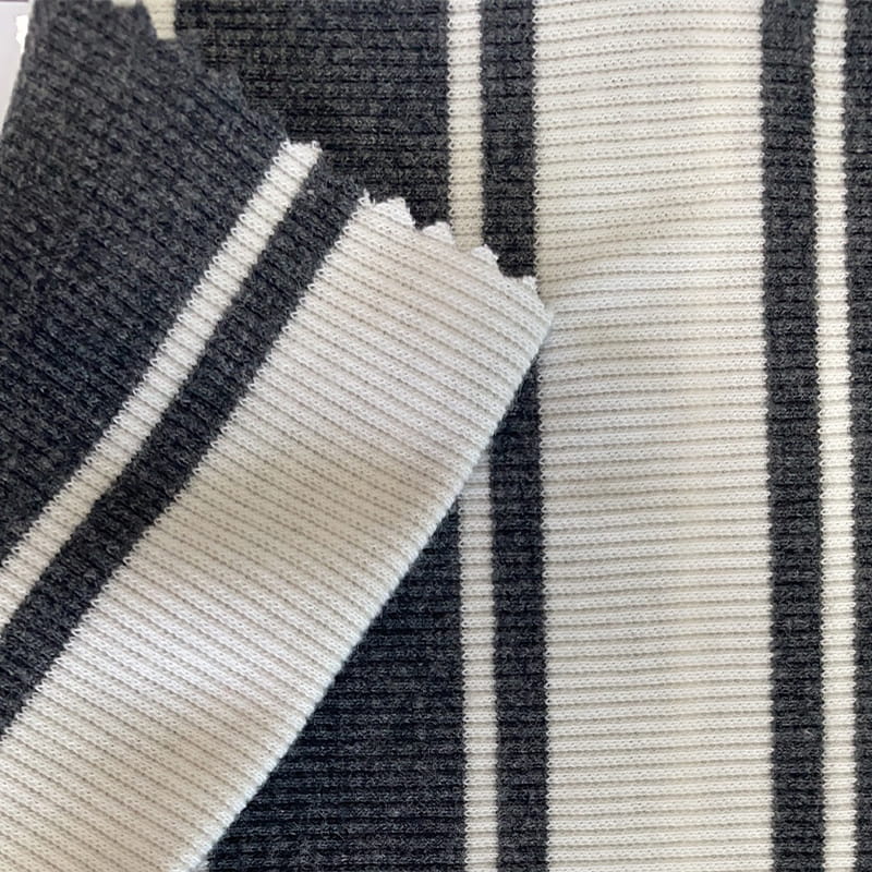 96% CVC 4% Spandex Rib Soft, absorbující vlhkost